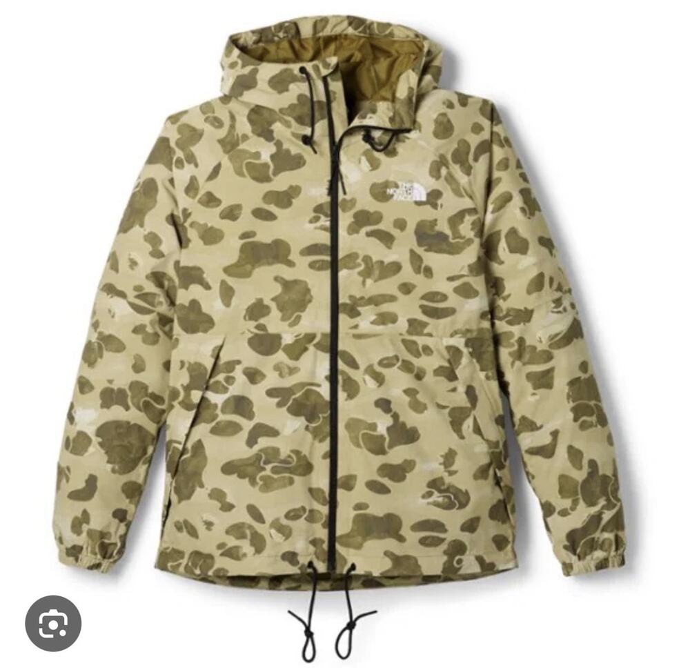 The North Face Men’s Antora Rain Hoodie Cedar Heritage Print Small NWT NF0A8D18